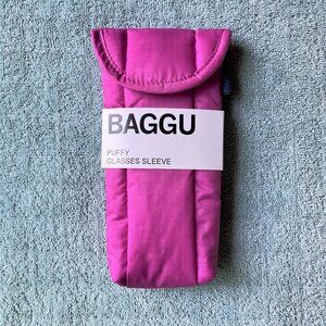 NWT BAGGU Puffy Glasses Sleeve - Extra Pink